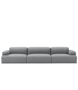 Muuto - Connect 3-seater Sofa Fiord 151 grey