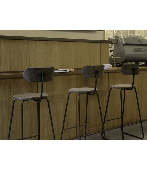 Mater Design  Mater Design - Earth barstool - with backrest