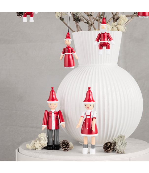 Kay Bojesen  Kay Bojesen - Santa Claus and Santa Clara Christmas ornament