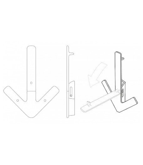 Design House Stockholm  Design House Stockholm -  Arrow Hanger kapstok