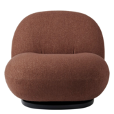 Gubi Pacha Lounge Chair Harp 08 rusty red, black base