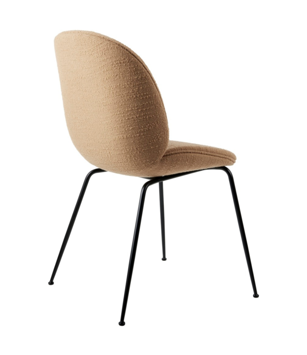 Gubi  Gubi - Beetle chair upholstered Aurin Backhausen - conic black base