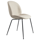 Gubi Beetle Dining Chair fabric Tempt,  conic base black