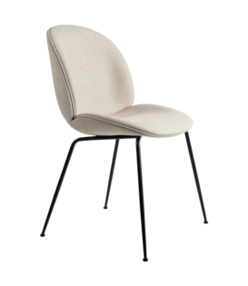 Gubi - Beetle chair upholstered Tempt - conic black base