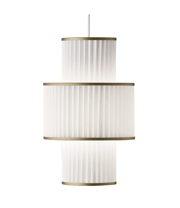 Le klint  Le Klint: Plivello hanglamp wit / goud