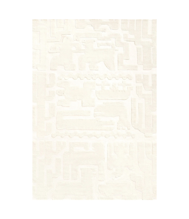 Layered  Layered - Stig Lindberg Gunnel Rug wool Bone White