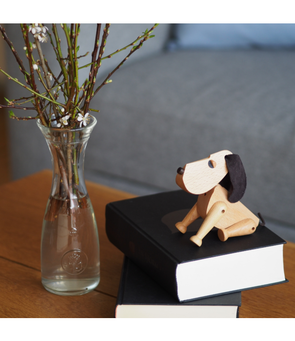 Architectmade  Oscar the dog, beech / leather