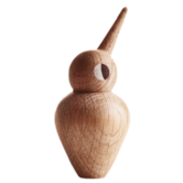 Bird large natural oak