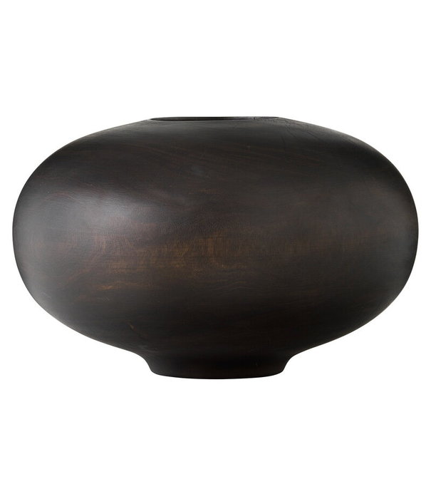 Audo Audo Copenhagen Surround Vase brown wood