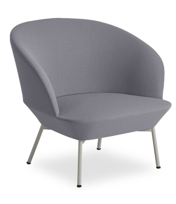 Muuto  Muuto - Oslo lounge chair Vidar - grey base