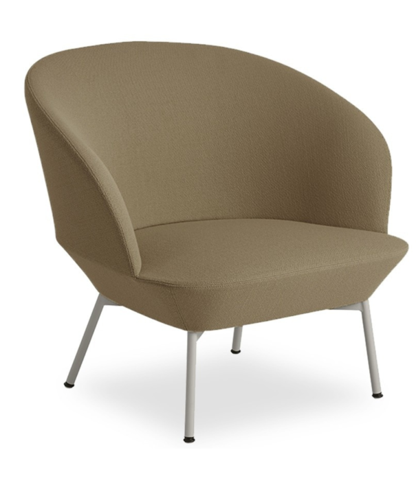 Muuto  Muuto - Oslo lounge chair Vidar - grey base