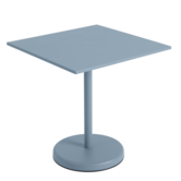 Linear Steel Café tafel 70 x 70
