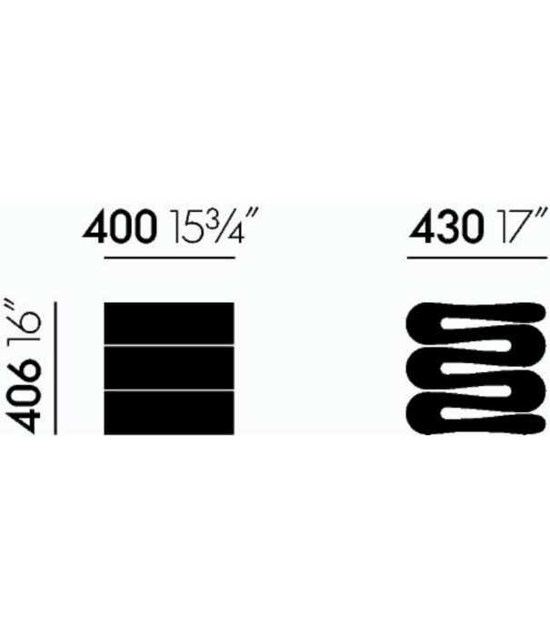 Vitra  Vitra Wiggle Stool naturel