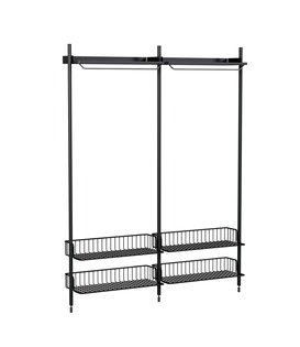 Hay - Pier System combination 1012 - 2 columns black / black