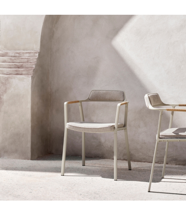 Vipp  711 Open Air Chair Meadow , light grey frame