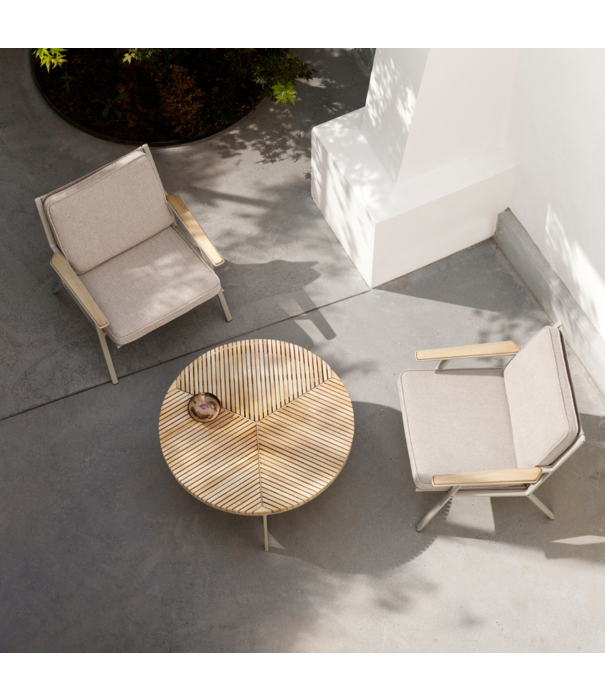 Vipp  716 Outdoor Salontafel teak Ø90