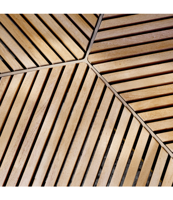 Vipp  716 Outdoor Salontafel teak Ø90