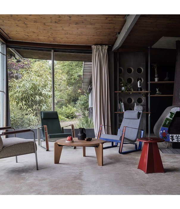 Vitra  Vitra Cité Fauteuil Bleu Marcoule , Tress pebble melange