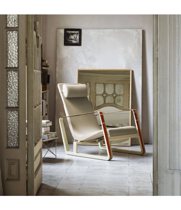 Vitra  Vitra  Cité Lounge Chair Bleu Marcoule, Tress pebble melange