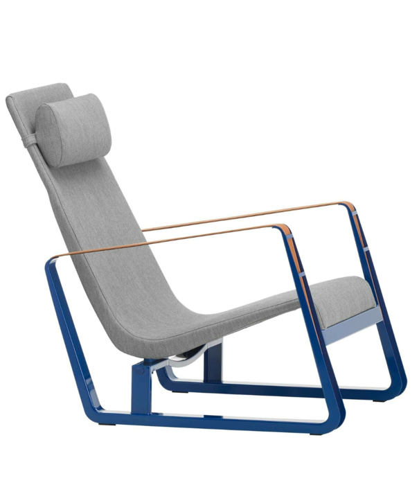 Vitra  Vitra Cité Fauteuil Bleu Marcoule , Tress pebble melange