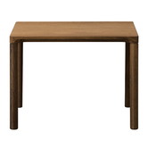 Model 6720, Piloti Wood coffee table, smoked oak