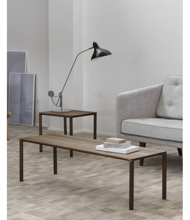 Fredericia  Model 6720, Piloti Wood salontafel, gerookt eiken