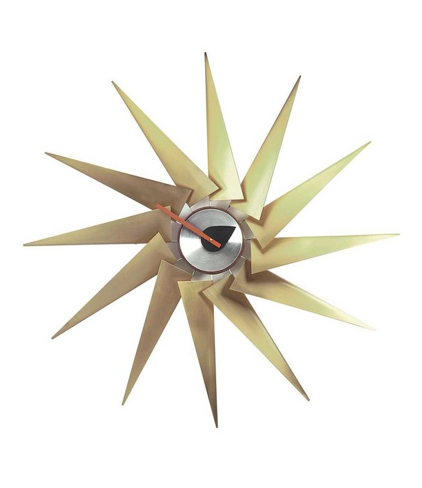 Vitra  Vitra  Turbine Wall Clock brass / aluminium