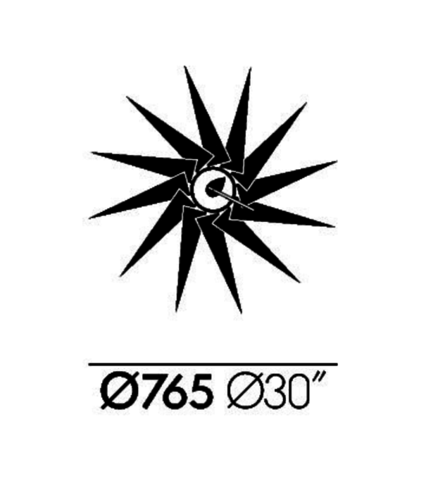 Vitra  Vitra  Turbine Wall Clock brass / aluminium