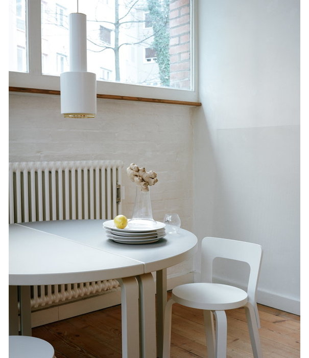 Artek  Artek - A110 Pendant "Hand Grenade" white/ brass