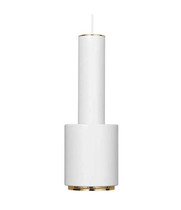 Artek  Artek - A110 Pendant "Hand Grenade" white/ brass