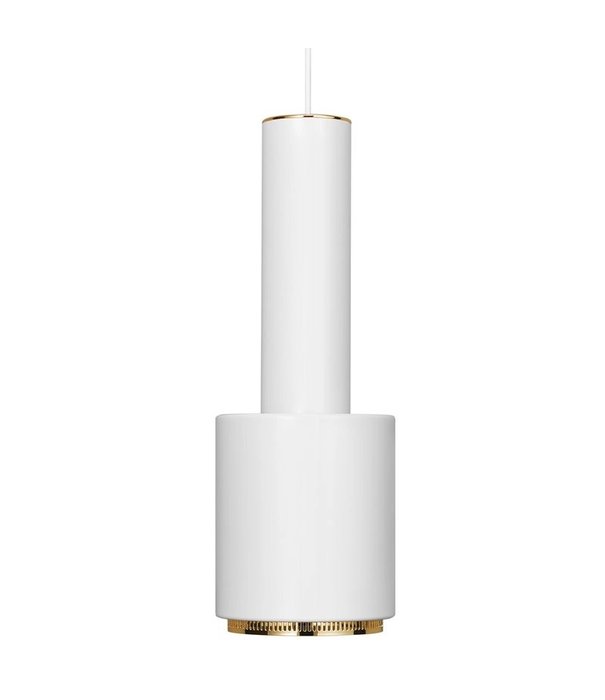 Artek  Artek - A110 pendant white - brass ring