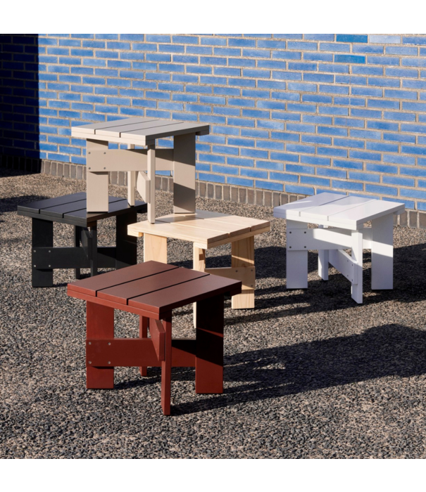 Hay  Hay - Crate low table water based lacquered