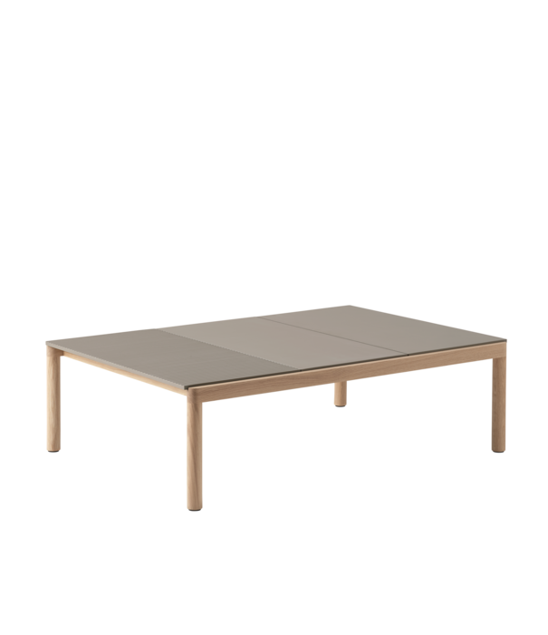 Muuto  Muuto - Couple Salontafel 3 Tiles - 2 plain, 1 wavy