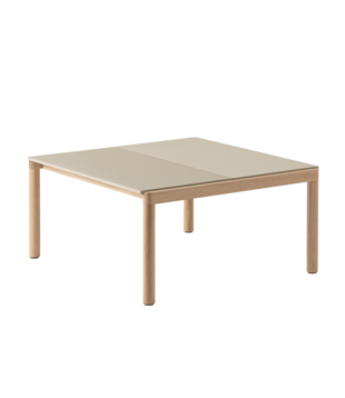 Muuto - Couple Coffee Table 2 Tiles - 1 plain, 1 wavy