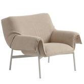 Muuto - Wrap Lounge Chair Ecriture 240 - basis grijs