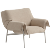 Muuto Wrap Lounge Stoel Ecriture 240, grijs basis