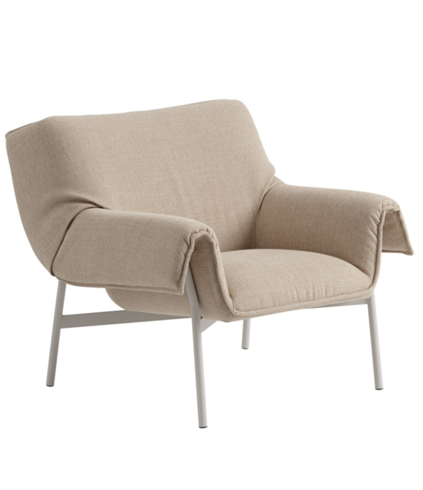 Muuto  Muuto - Wrap Lounge Chair Ecriture 240 - base grey