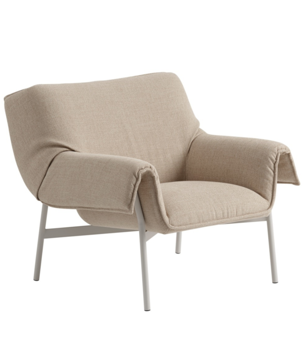 Muuto  Muuto - Wrap Lounge Chair Ecriture 240 - basis grijs