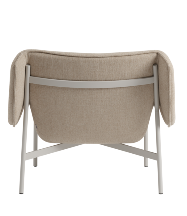 Muuto  Muuto - Wrap Lounge Chair Ecriture 240 - basis grijs