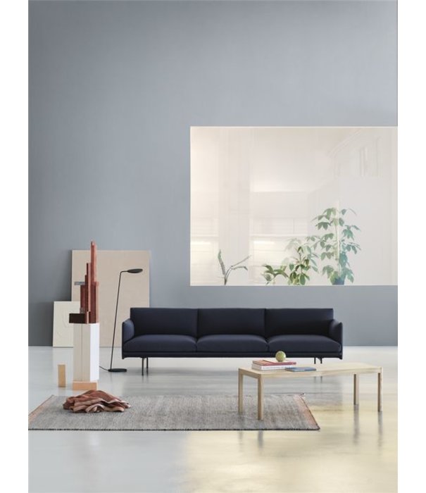 Muuto  Muuto Workshop Coffee Table oak, warm grey lino 120cm