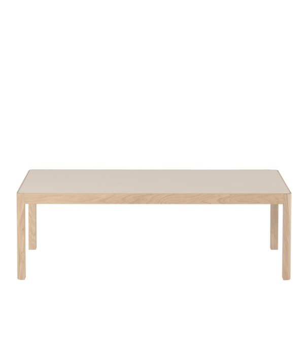 Muuto  Muuto - Workshop coffee table oak - warm grey lino
