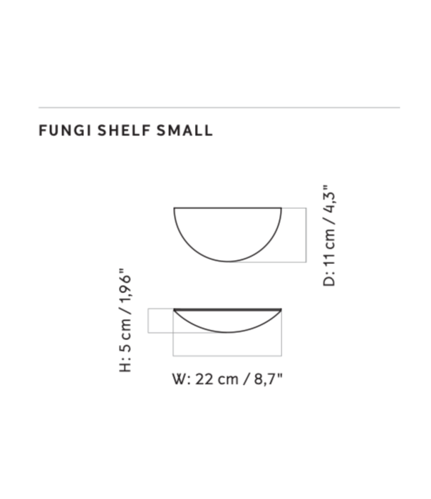 Audo Audo - Gridy Fungi shelf small
