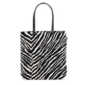 Zebra Tote Tas / Leer - wol