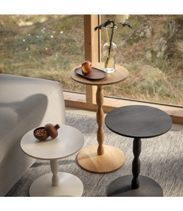 Design House Stockholm  Design House Stockholm - Pedestal side table, height adjustable