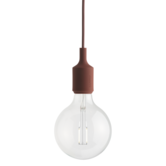 Muuto - E27 hanglamp diep rood