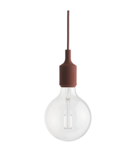 Muuto - E27 hanglamp diep rood