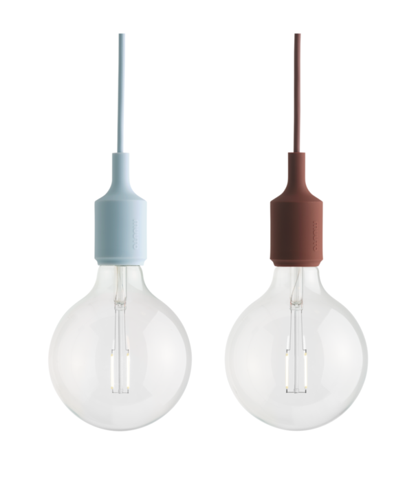 Muuto  Muuto - E27 hanglamp diep rood