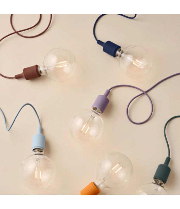 Muuto  Muuto - E27 hanglamp licht blauw