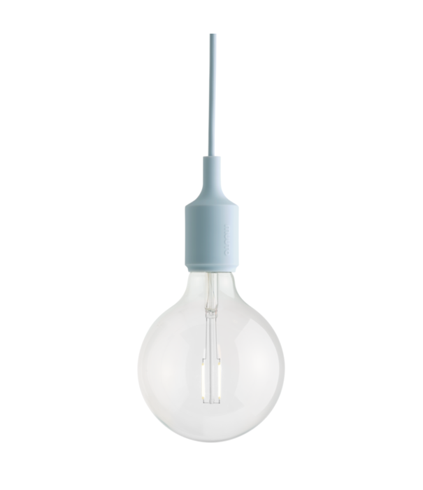 Muuto  Muuto - E27 hanglamp licht blauw