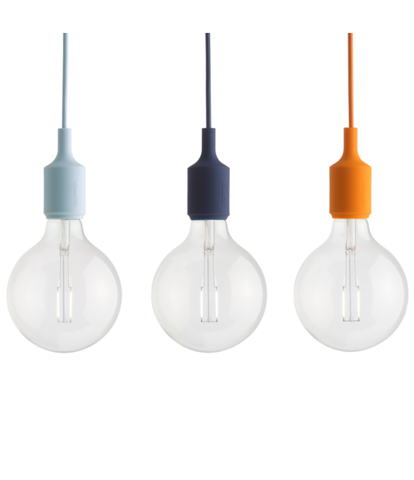 Muuto  Muuto - E27 hanglamp licht blauw